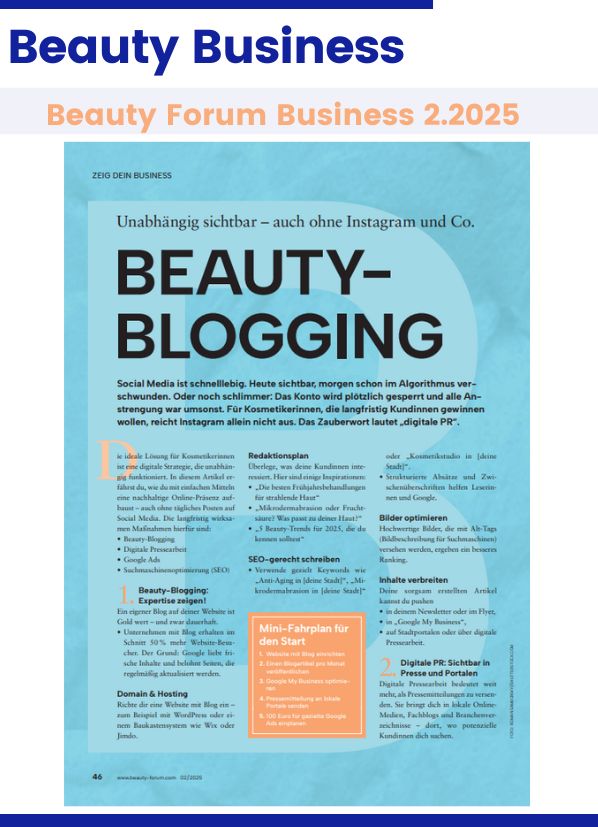Fachartikel: Beauty Blogging