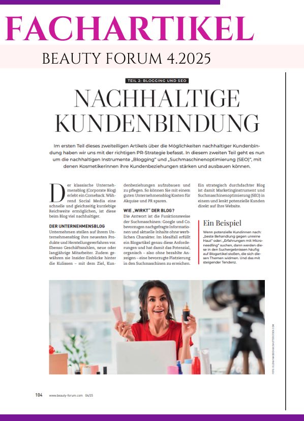 Fachbeitrag: Nachhaltige Kundenbindung