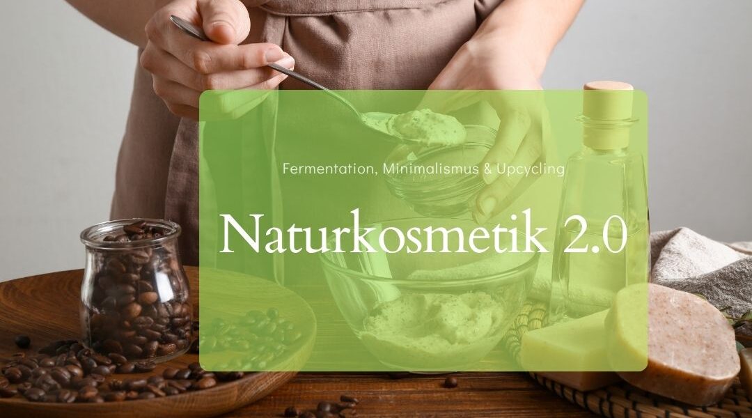 Frau mischt Naturkosmetik, synonym für Naturkosmetik 2.0